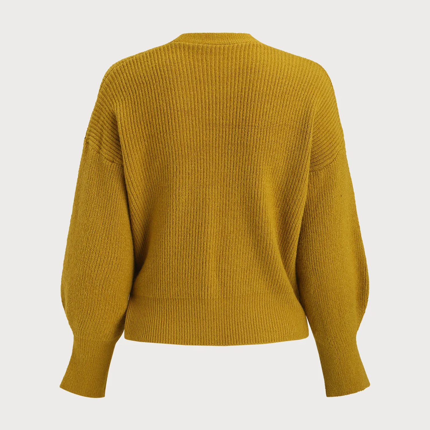V‑Neck Wrap Tie‑Waist Drawstring Knit Casual Cardigan